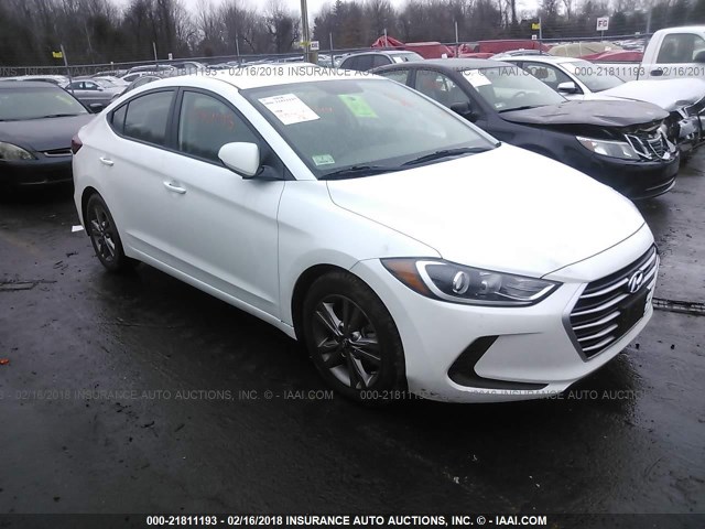 5NPD84LFXHH001642 - 2017 HYUNDAI ELANTRA SE/VALUE/LIMITED WHITE photo 1