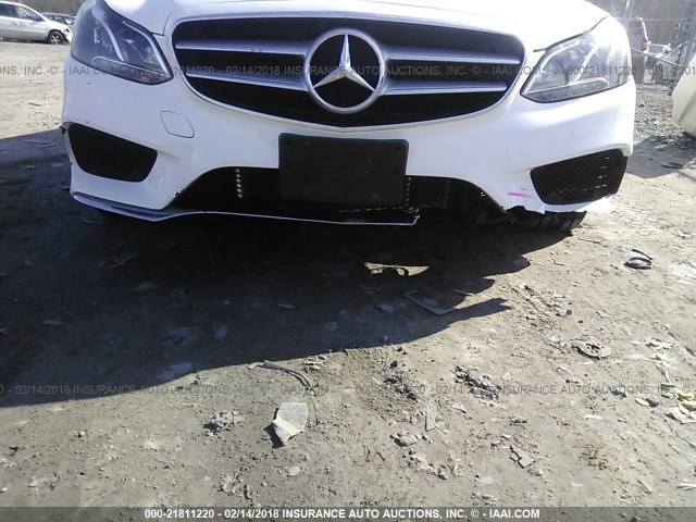 WDDHF8JB4EB030197 - 2014 MERCEDES-BENZ E 350 4MATIC WHITE photo 6