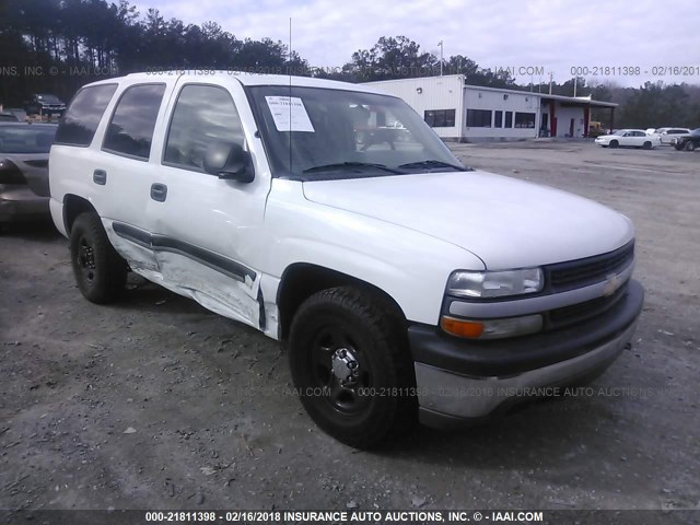 1GNEC13Z06R149078 - 2006 CHEVROLET TAHOE C1500 WHITE photo 1