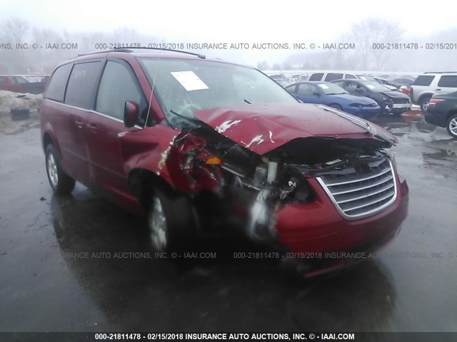 2A8HR54P28R744884 - 2008 CHRYSLER TOWN & COUNTRY TOURING BURGUNDY photo 1