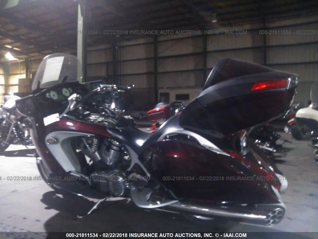 5VPSD36D583007529 - 2008 VICTORY MOTORCYCLES VISION DELUXE BURGUNDY photo 3