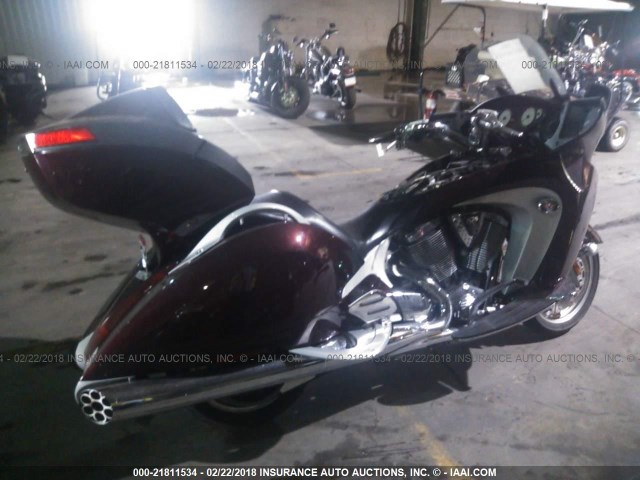 5VPSD36D583007529 - 2008 VICTORY MOTORCYCLES VISION DELUXE BURGUNDY photo 4