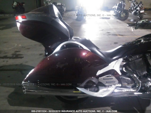 5VPSD36D583007529 - 2008 VICTORY MOTORCYCLES VISION DELUXE BURGUNDY photo 6