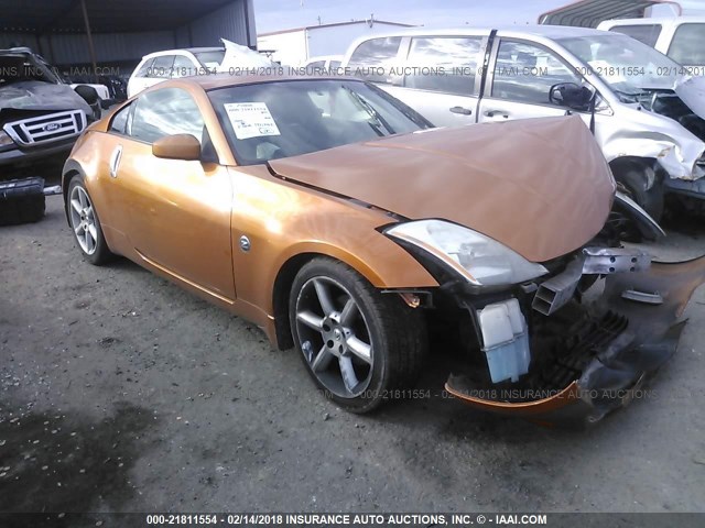 JN1AZ34D03T109976 - 2003 NISSAN 350Z COUPE ORANGE photo 1