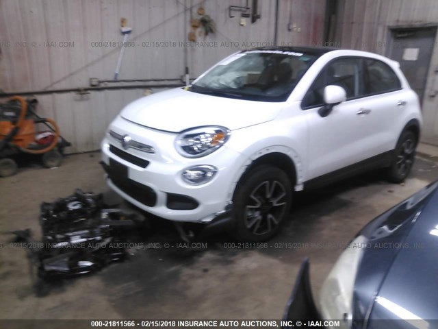 ZFBCFYAB5HP537818 - 2017 FIAT 500X POP WHITE photo 2