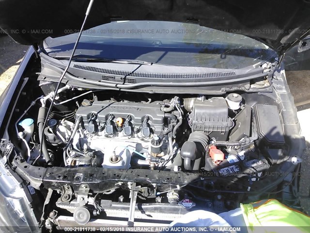 19XFB2F5XDE231598 - 2013 HONDA CIVIC LX 黑色 照片 10