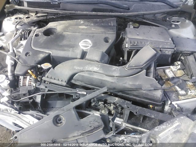 1N4AL3AP9FC260841 - 2015 NISSAN ALTIMA 2.5/S/SV/SL SILVER photo 10