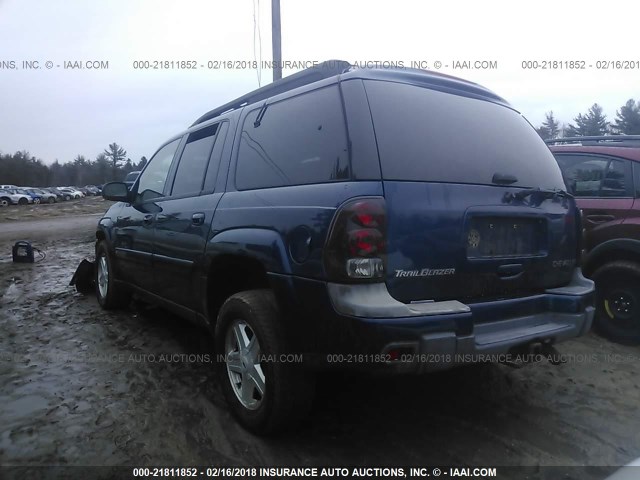 1GNET16S036192671 - 2003 CHEVROLET TRAILBLAZER EXT BLUE photo 3