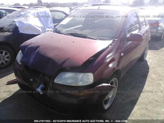 KL1TD66667B771567 - 2007 CHEVROLET AVEO LS 红色 照片 6