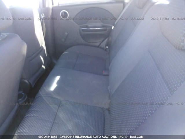 KL1TD66667B771567 - 2007 CHEVROLET AVEO LS 红色 照片 8