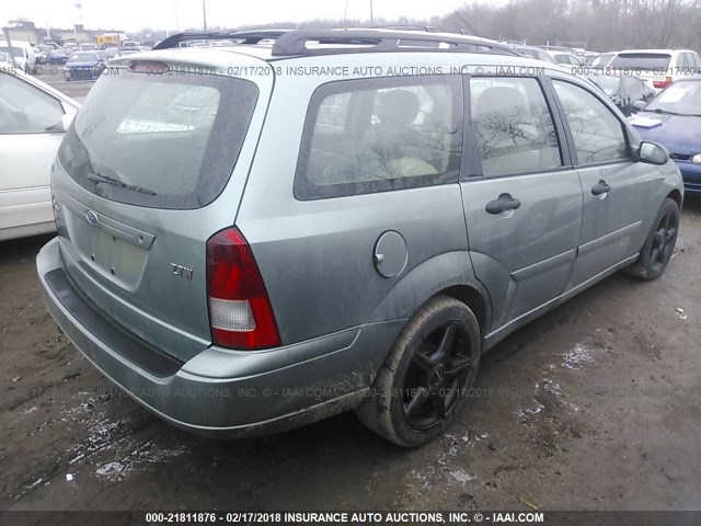 1FAFP36393W342224 - 2003 FORD FOCUS SE/SE SPORT/ZTW GREEN photo 4