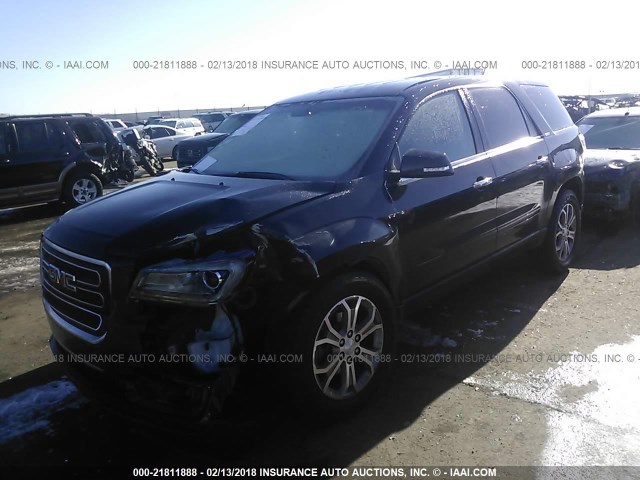 1GKKVRKD3EJ106902 - 2014 GMC ACADIA SLT-1 Negro foto 2