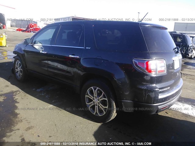 1GKKVRKD3EJ106902 - 2014 GMC ACADIA SLT-1 Negro foto 3