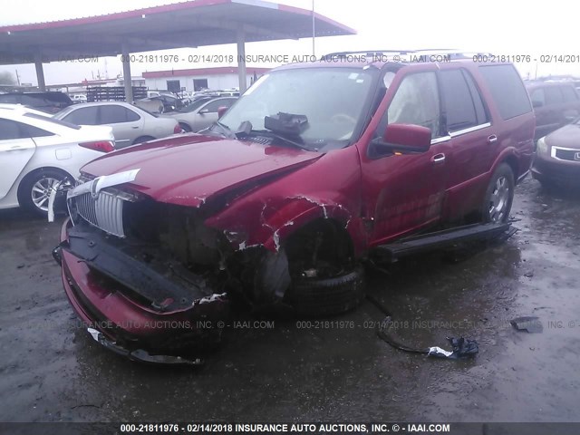 5LMFU285X5LJ06271 - 2005 LINCOLN NAVIGATOR 红色 照片 2