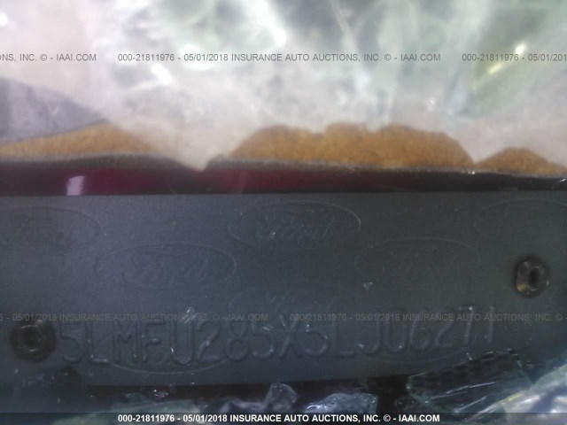 5LMFU285X5LJ06271 - 2005 LINCOLN NAVIGATOR 红色 照片 9