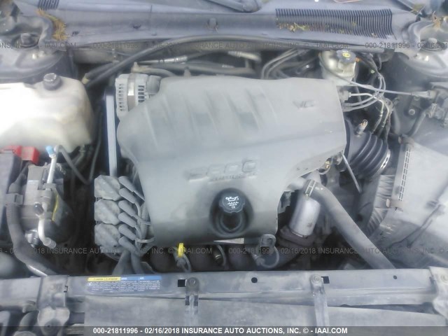 1G2HX52K65U103678 - 2005 PONTIAC BONNEVILLE SE GRAY photo 10