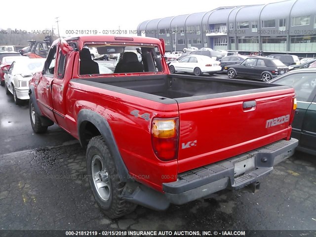 4F4ZR47E68PM06073 - 2008 MAZDA B4000 CAB PLUS RED photo 3