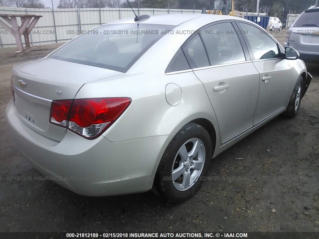 1G1PE5SBXG7157301 - 2016 CHEVROLET CRUZE LIMITED LT TAN photo 4