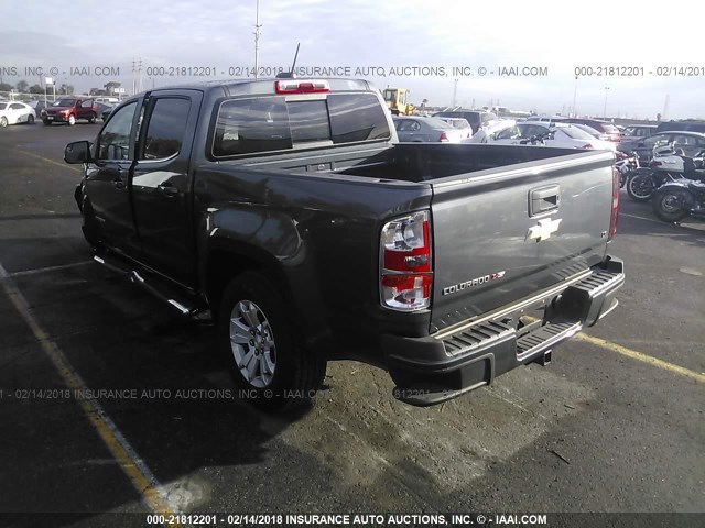 1GCGSCEN4H1293230 - 2017 CHEVROLET COLORADO LT GRAY photo 3