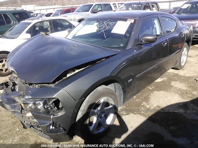 2B3CA3CV8AH226045 - 2010 DODGE CHARGER SXT GRAY photo 2