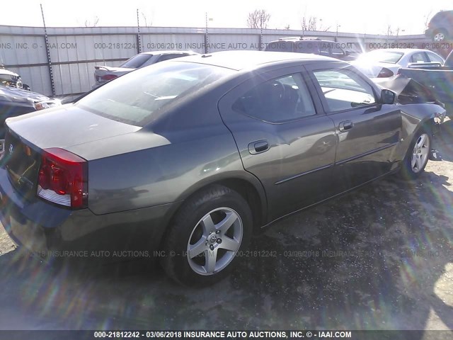 2B3CA3CV8AH226045 - 2010 DODGE CHARGER SXT GRAY photo 4