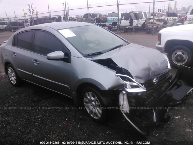 3N1AB6AP9BL679174 - 2011 NISSAN SENTRA 2.0/2.0S/SR/2.0SL SILVER photo 1