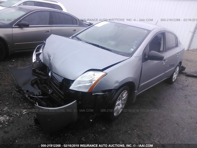 3N1AB6AP9BL679174 - 2011 NISSAN SENTRA 2.0/2.0S/SR/2.0SL SILVER photo 2