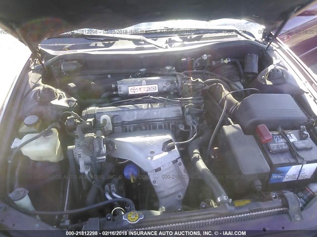 JT2BG12K2T0349277 - 1996 TOYOTA CAMRY DX/LE/XLE ბურგუნდია ფოტო 10