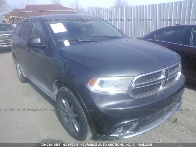 1C4RDHAG1HC643375 - 2017 DODGE DURANGO SXT GRAY photo 1