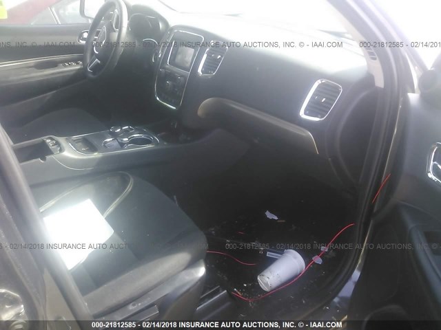 1C4RDHAG1HC643375 - 2017 DODGE DURANGO SXT GRAY photo 5