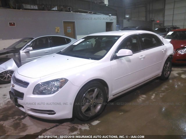 1G1ZC5EU4BF366821 - 2011 CHEVROLET MALIBU 1LT 白色 照片 2