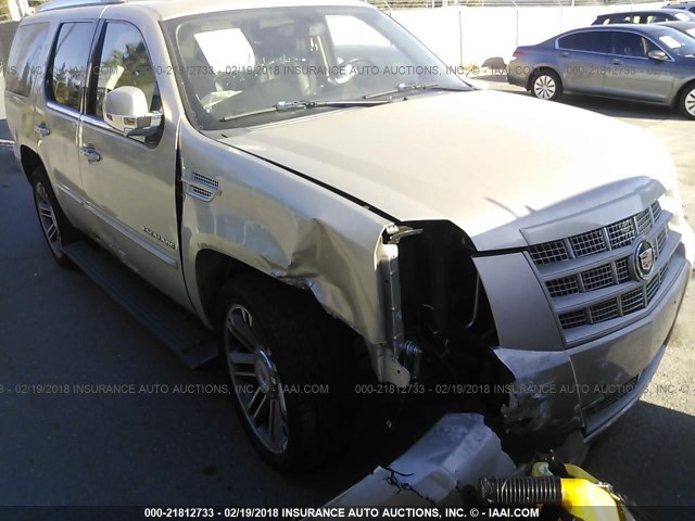 1GYS4CEF3DR186785 - 2013 CADILLAC ESCALADE PREMIUM BEIGE photo 1