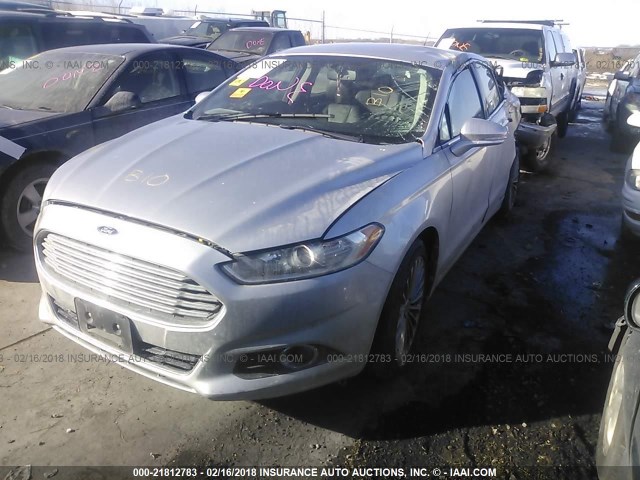 3FA6P0K99DR163548 - 2013 FORD FUSION TITANIUM SILVER photo 2