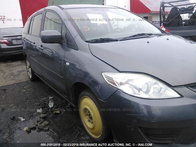 JM1CR29L990344936 - 2009 MAZDA 5 GRAY photo 6