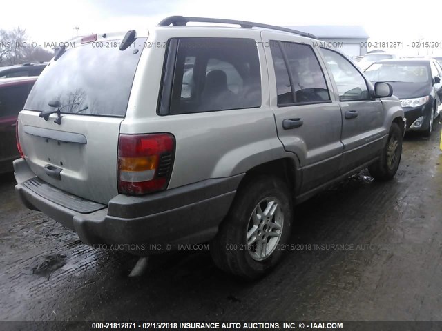 1J4GX48S54C137814 - 2004 JEEP GRAND CHEROKEE LAREDO/COLUMBIA/FREEDOM 棕色 照片 4