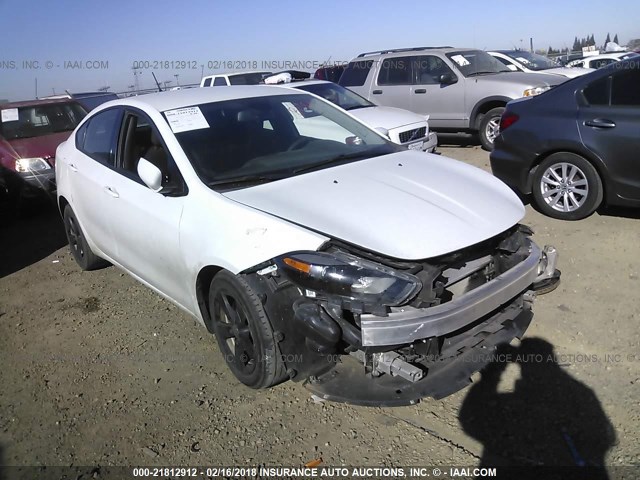 1C3CDFBB7FD222334 - 2015 DODGE DART SXT WHITE photo 1