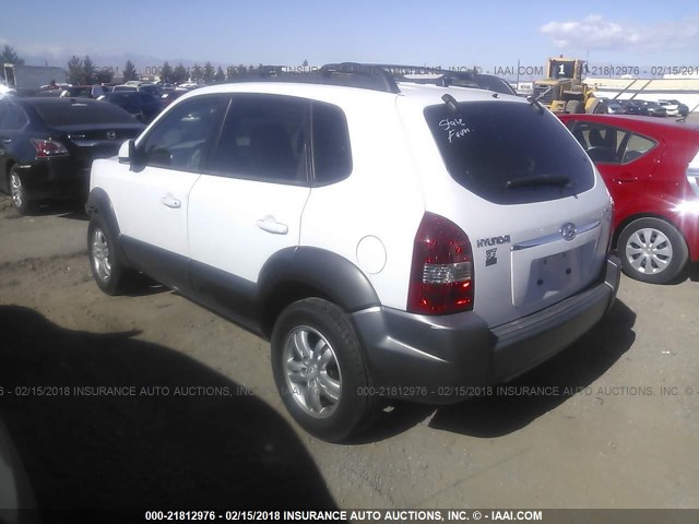 KM8JN12D26U309154 - 2006 HYUNDAI TUCSON GLS/LIMITED 白色 照片 3