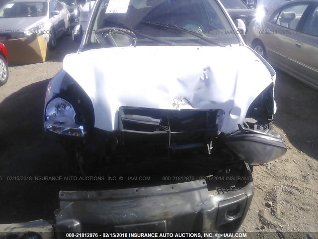 KM8JN12D26U309154 - 2006 HYUNDAI TUCSON GLS/LIMITED 白色 照片 6