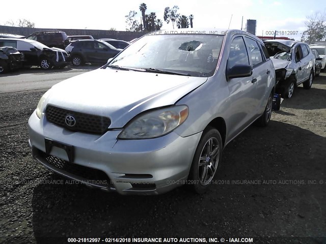 2T1KR32E13C088155 - 2003 TOYOTA COROLLA MATRIX XR SILVER photo 2