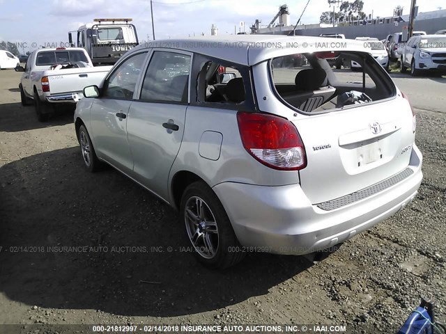 2T1KR32E13C088155 - 2003 TOYOTA COROLLA MATRIX XR SILVER photo 3