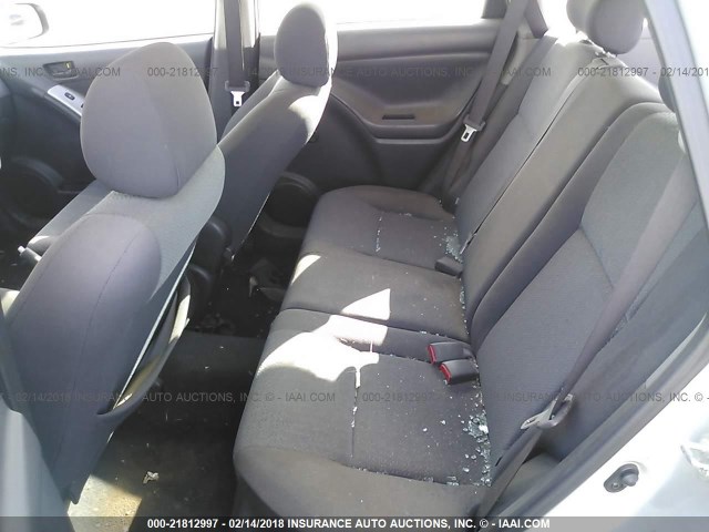 2T1KR32E13C088155 - 2003 TOYOTA COROLLA MATRIX XR SILVER photo 8