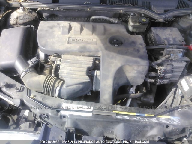 1G8AL58B07Z141908 - 2007 SATURN ION LEVEL 3 BLUE photo 10