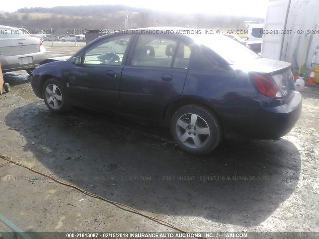 1G8AL58B07Z141908 - 2007 SATURN ION LEVEL 3 BLUE photo 3