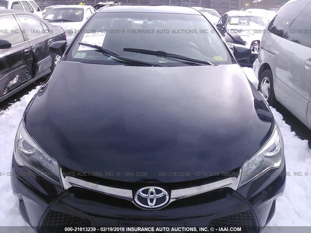 4T1BF1FK5FU970980 - 2015 TOYOTA CAMRY LE/XLE/SE/XSE BLACK photo 6