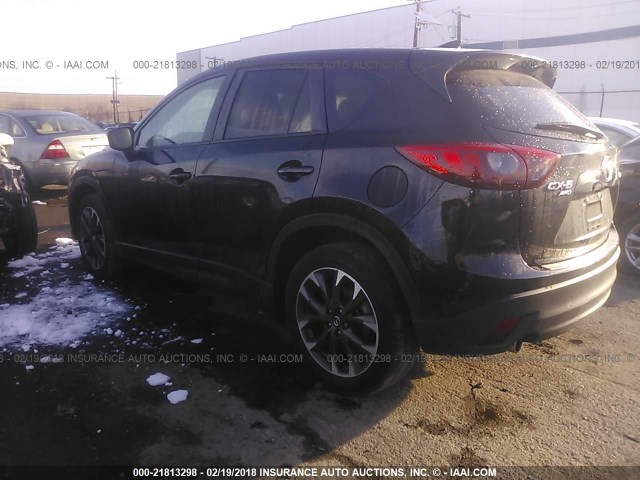 JM3KE4DY3G0905657 - 2016 MAZDA CX-5 GT BLACK photo 3