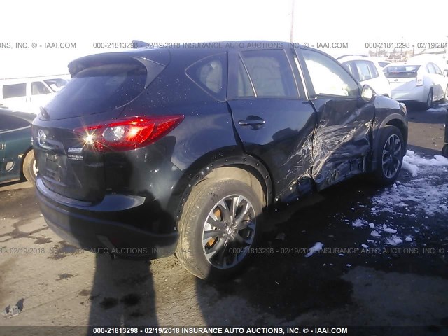 JM3KE4DY3G0905657 - 2016 MAZDA CX-5 GT BLACK photo 4