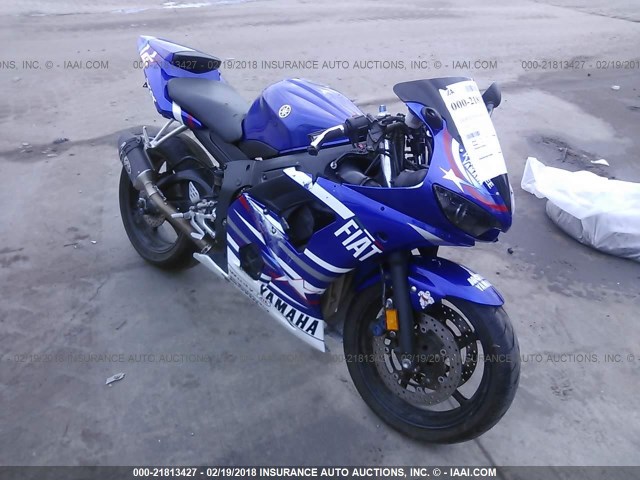 JYARJ06E37A035249 - 2007 YAMAHA YZFR6 S BLUE photo 1