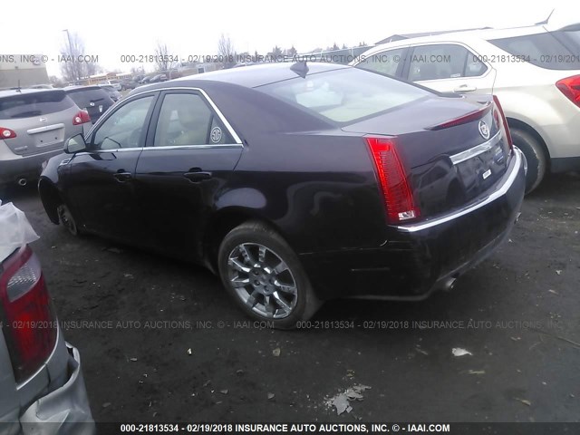 1G6DG577890174007 - 2009 CADILLAC CTS PURPLE photo 3