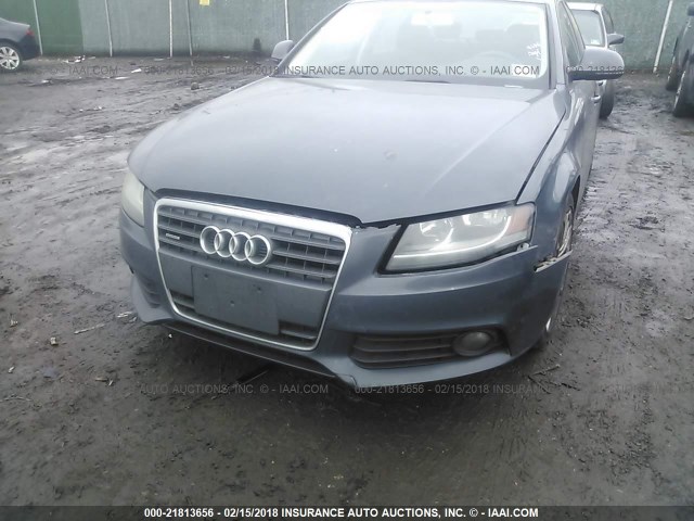 WAULF78K99N071835 - 2009 AUDI A4 2.0T QUATTRO Navy photo 6