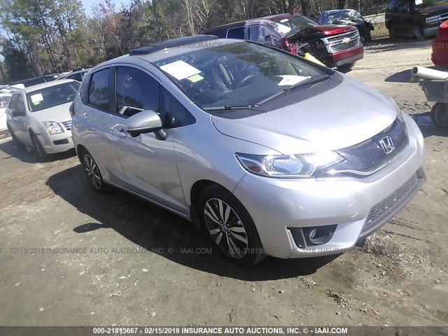JHMGK5H73GS003401 - 2016 HONDA FIT EX/EXL SILVER photo 1